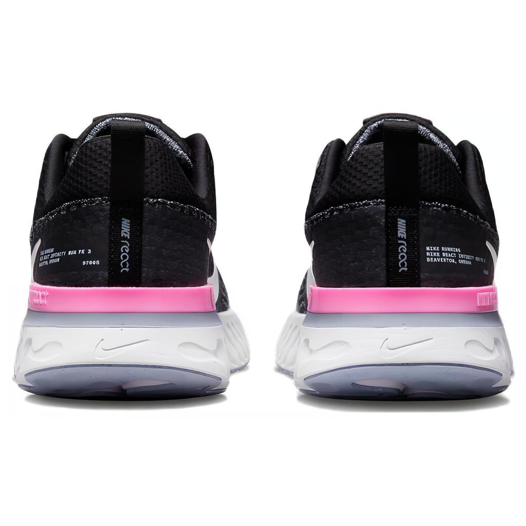 New Nike React Infinity Run Black Football Grey Pink DZ3014-001