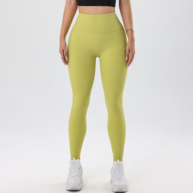 Sportovní kalhoty na jógu Fitness Bottom Kalhoty s vysokým pasem Fitness Kalhoty na zpevnění bříška Hip liftingové kalhoty na jógu pro ženy