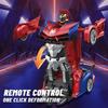 Transform Rc Cars Remote Control Car 1:18 Scale Transforming Robot, One-Button Deformation 360° Rotation Car Toy Boy Gifts