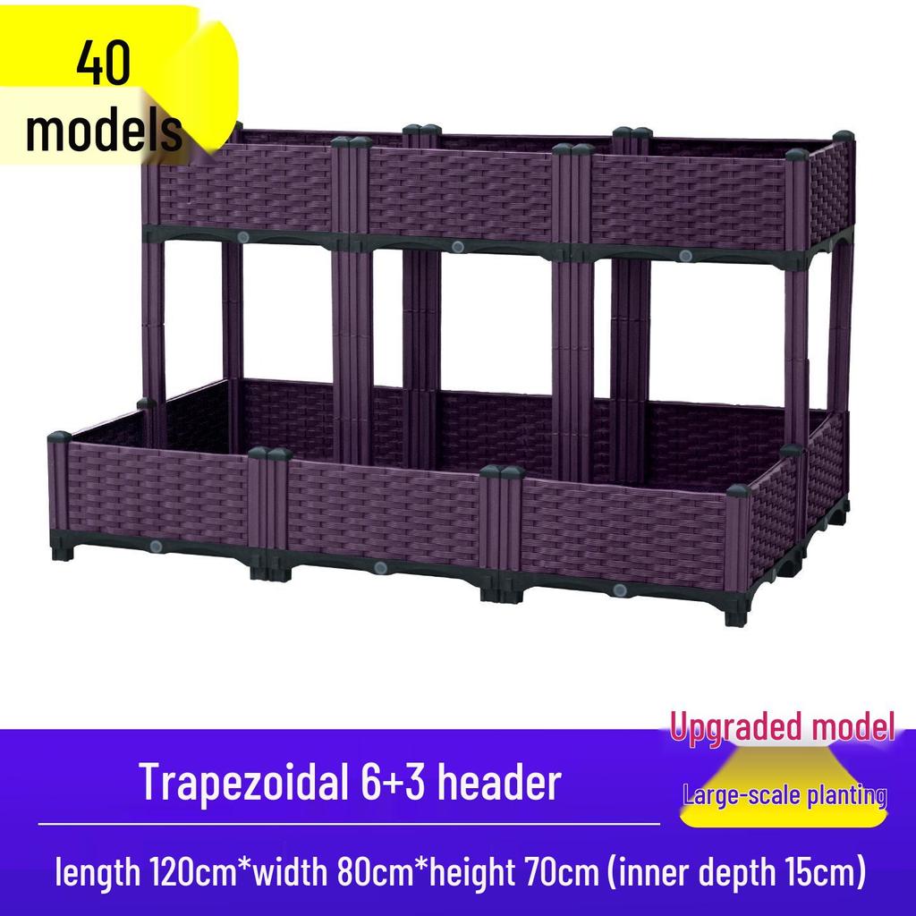Extra Large Outdoor Balcony & Rooftop Vegetable Planter Box