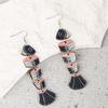 5Pairs Acrylic Wood Fish Drop Earrings Hook Piercing Beach Drop Earrings Salmon Fish Earrings  Women