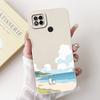 For Xiaomi Redmi 9 9Prime 9A 9AT 9C NFC 9T 9 Power Case Soft Silicone Housing Goothic Style Cartoon Panda Flower Back Cover