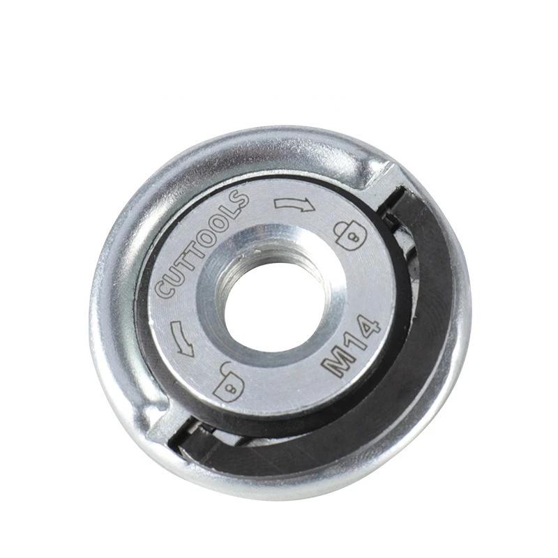 1-5Pcs Quick flange nut m14 angle grinder release locking nut pressing plate Power Accessories Replacement Clamping Tool