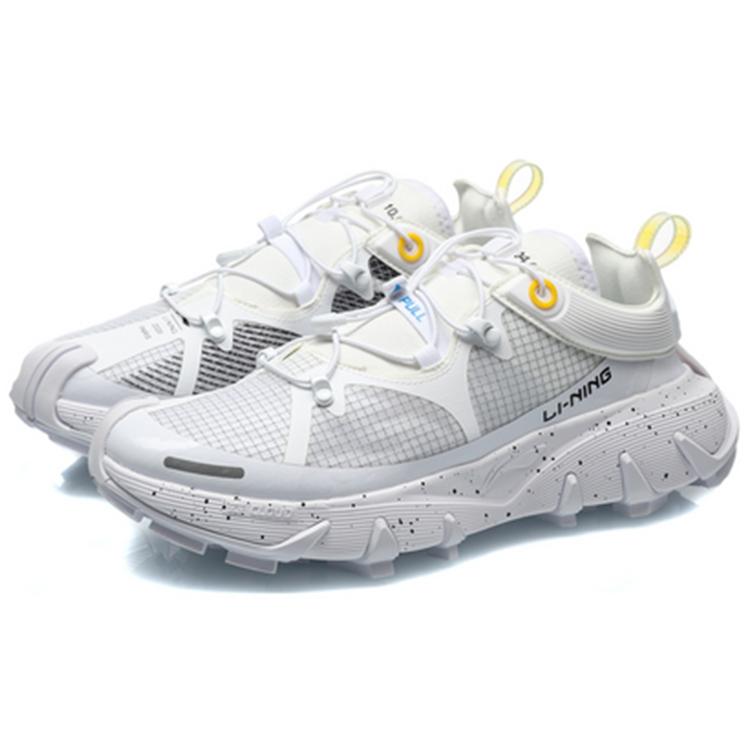 Li Ning Wu Xing 1 Paris Fashion Week Runway, Wu Xing Cushioning Slip Resistant Low Top Basketball Shoes Men's White AGBQ093-4