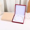 Flocking Jewelry Box Pearl Necklace Holder Pendant Gift for Mother's Day