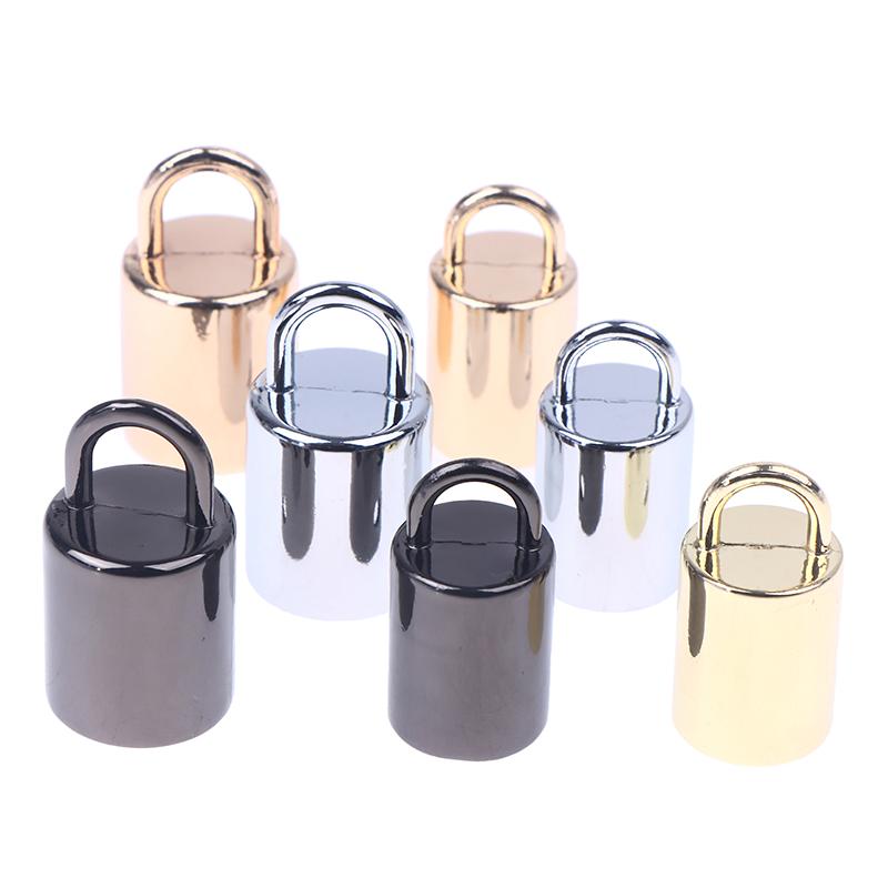 10 Stück 12/14 mm Metallschnallen Taschenriemen Quaste Kappe Quastenschnur Schnurstopper Verschlüsse DIY Hardware Zubehör