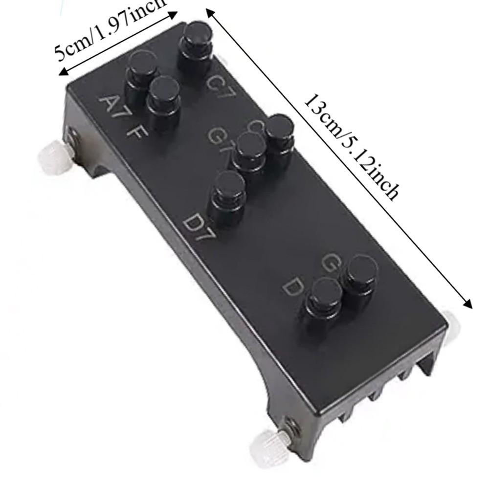 Polymer Ukulele Chord Trainer Black Guitar Practice Tool Ukulele Practice Tool Home Practice