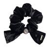 jewelCOUNTY Crystal Velvet Scrunch