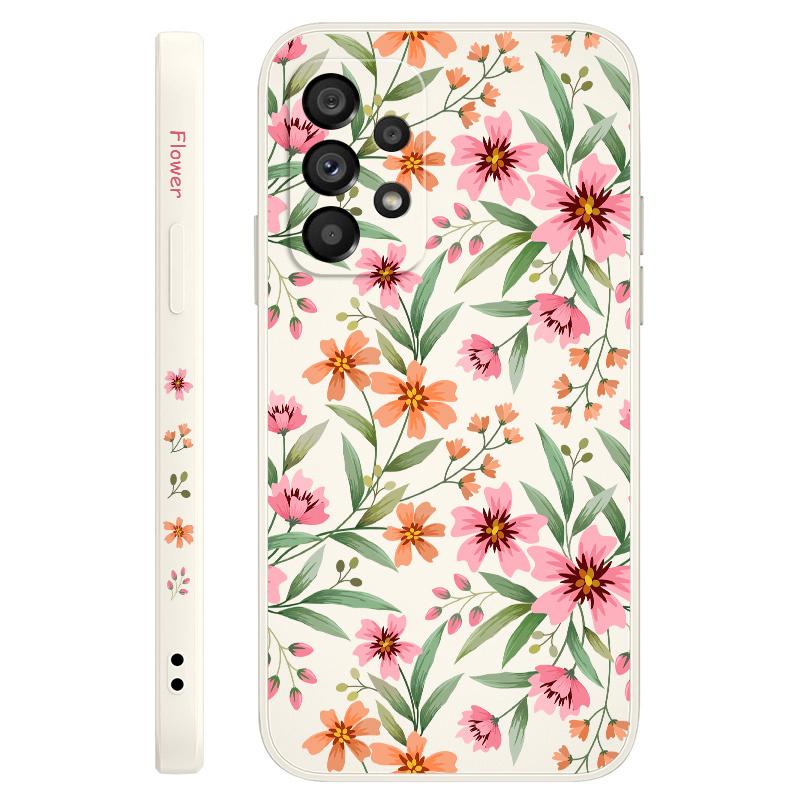 

Sunset Flowers Case For Samsung Galaxy A73 A53 A33 A23 A13 A72 A52 A52S A32 A22 A12 A71 A51 A31 A21S 4G 5G Cover Samsung A52S(A52)5G білий