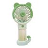 Multipurpose USB Handheld Fan Portable Colorful Lamp-Green