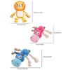 Dog Toys Bite-Resistant Animals Shape Dog Squeaky Toys for Small Medium Dogs Teeth Cleaning Playing Interactive Toy Pet Supplies