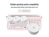 Actto Retro Bluetooth Typewriter-Style Keyboard & Mouse Combo for Business Office (104-Key)