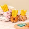 Capybara Fries French Plush Toy Cartoon Girl Children Decorative Comfort Doll