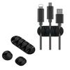 Cable Cord Wire Organizer Silicone USB Cable Winder Management Clips Self Adhesive for Mouse Keyboard Headset For iPhone Huawei