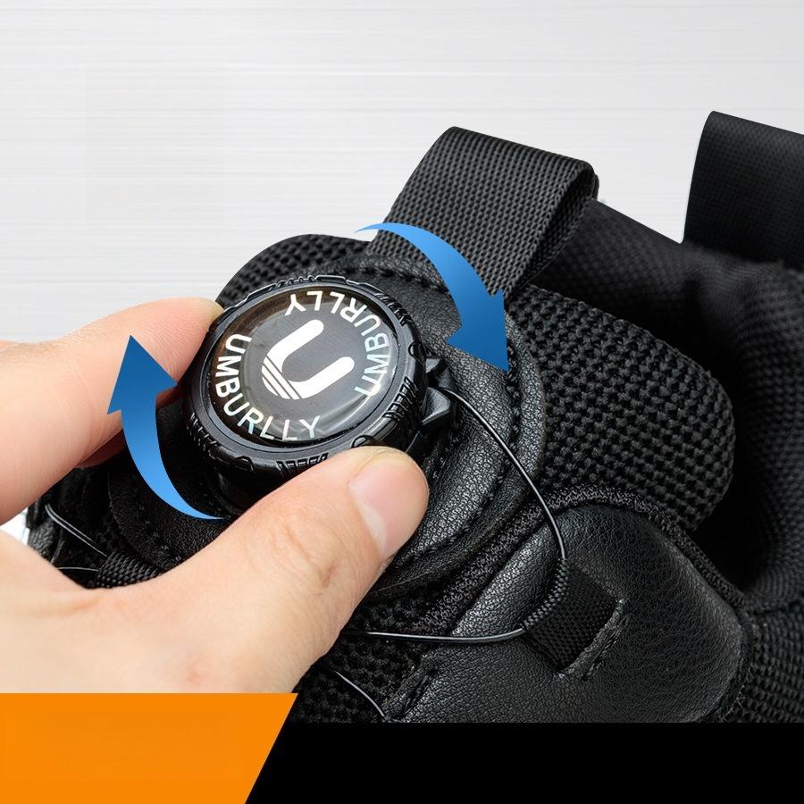 Mens Steel Toe Safety Work Boots Slip Puncture Proof Shoes Lightweight Comfort-Fit Anti Impact Protective Footwear for Workplace