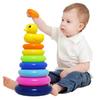 Soft Pinchable Little Yellow Duck Stacking Ring Toy for Babies - Interactive and Colorful