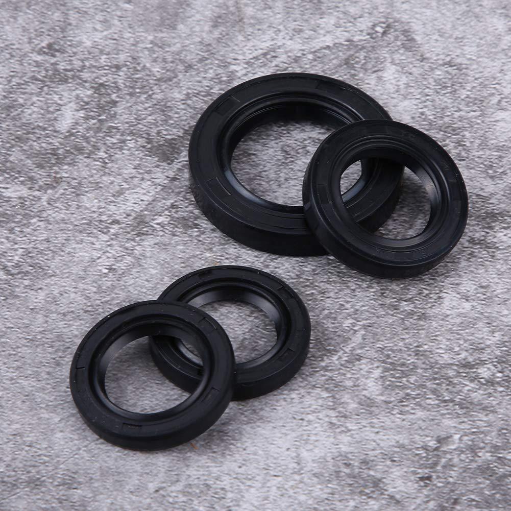 Elerose Original Equipment Seal, 4 Pcs Engine Crankshaft Gear Crankcase Seal