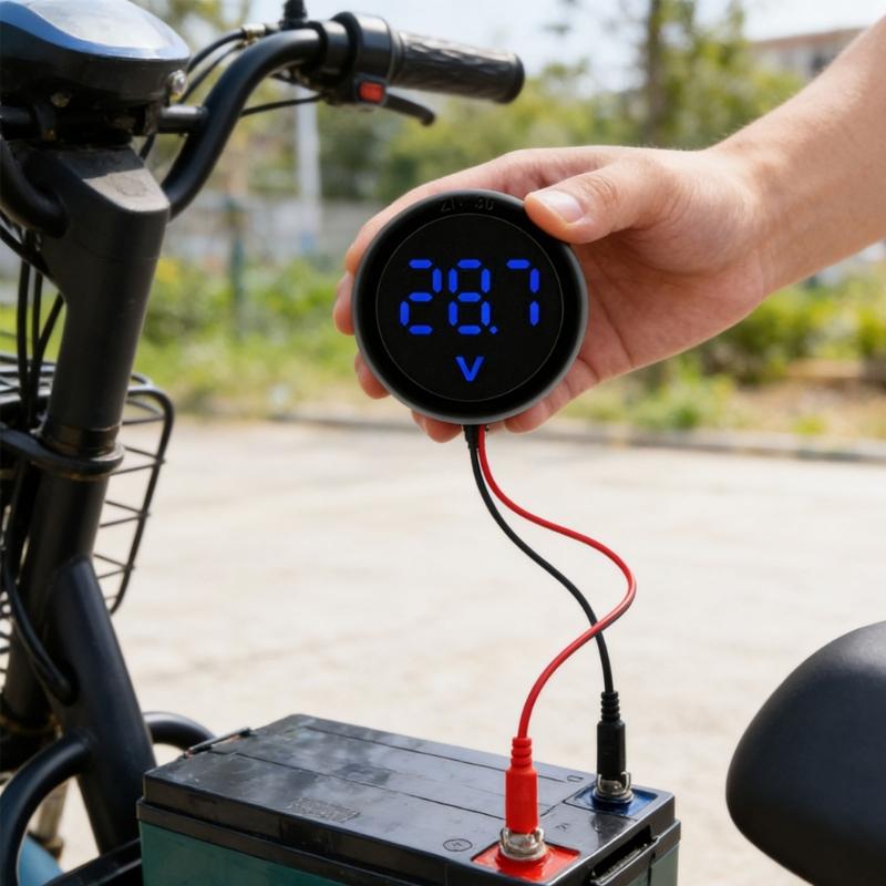 High Precisions Voltmeter Circular Voltage Gauge Meter With 4V 100V Ranges For Circuit Diagnosis And Equipment Maintenance