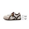 Cowhide Version Autumn New Retro Inner Height Increase Women's Double Lace-up Outdoor Casual Shoes