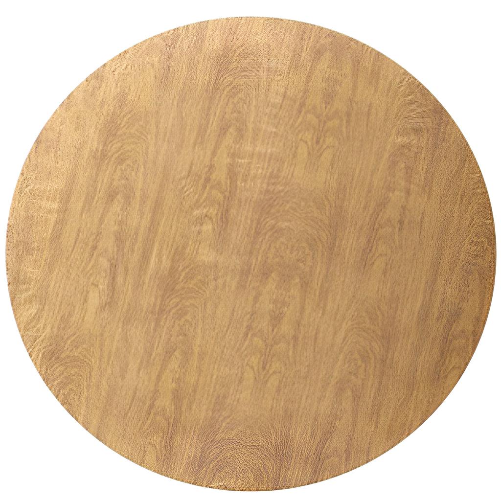 Round Tablecloth Wood Texture Tablecloths Elastic Fitted Home Round Table Cover Waterproof Oil-Proof Reusable Tablecloths