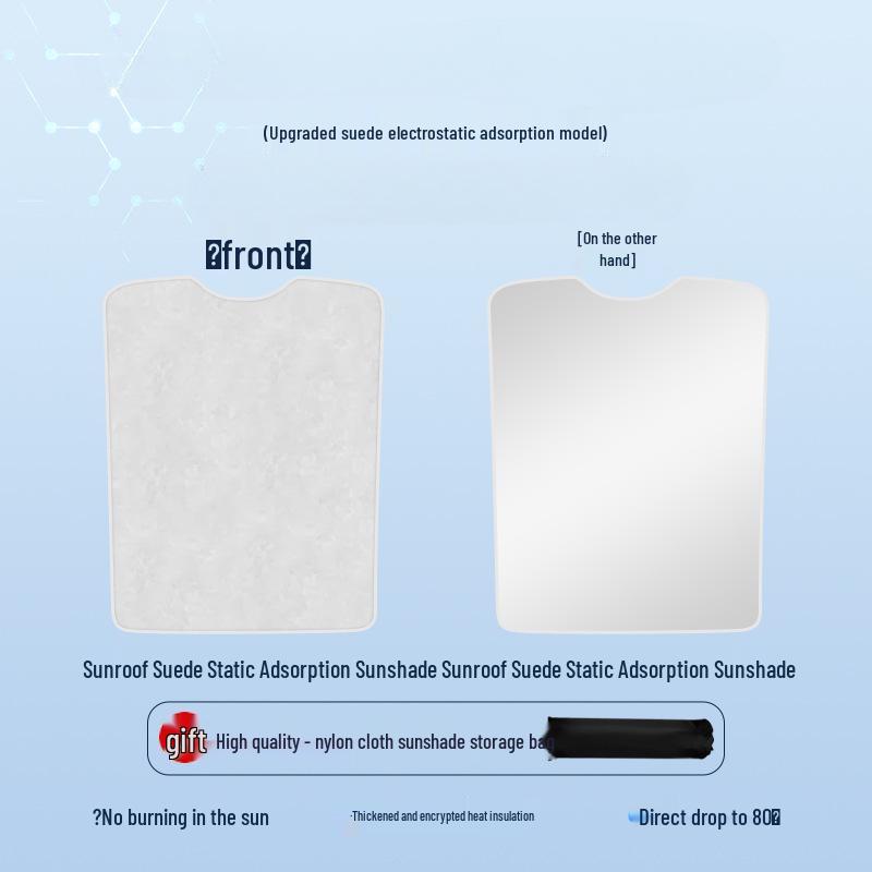 Compatible with Xiaomi SU7 Pro/Max/YU7 Silicone Sunshade: Heat Insulation and Sun Protection Static Canopy.