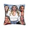 Hilary Duff Lucky Me Tour Pillow Case  Comfy Pillow Cover Cute Funny Pillowcases For Sofa Bedroom Home Decor