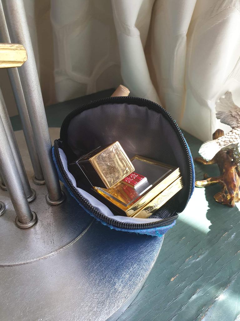in perfect Silk Coin Purse, Small Item Case, Jewelry Pouch, Women's Wallet (Violet)