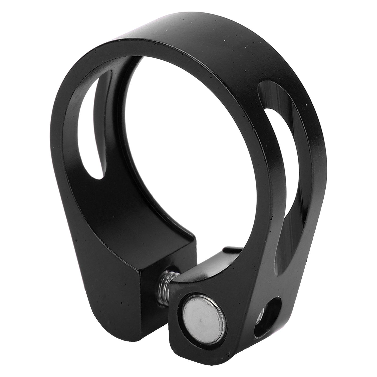 

31,8 мм хомут для подседельного штыря велосипеда, зажим для трубы, алюминиевый сплав, быстросъемный хомут для подседельного штыря велосипеда, черный чёрный