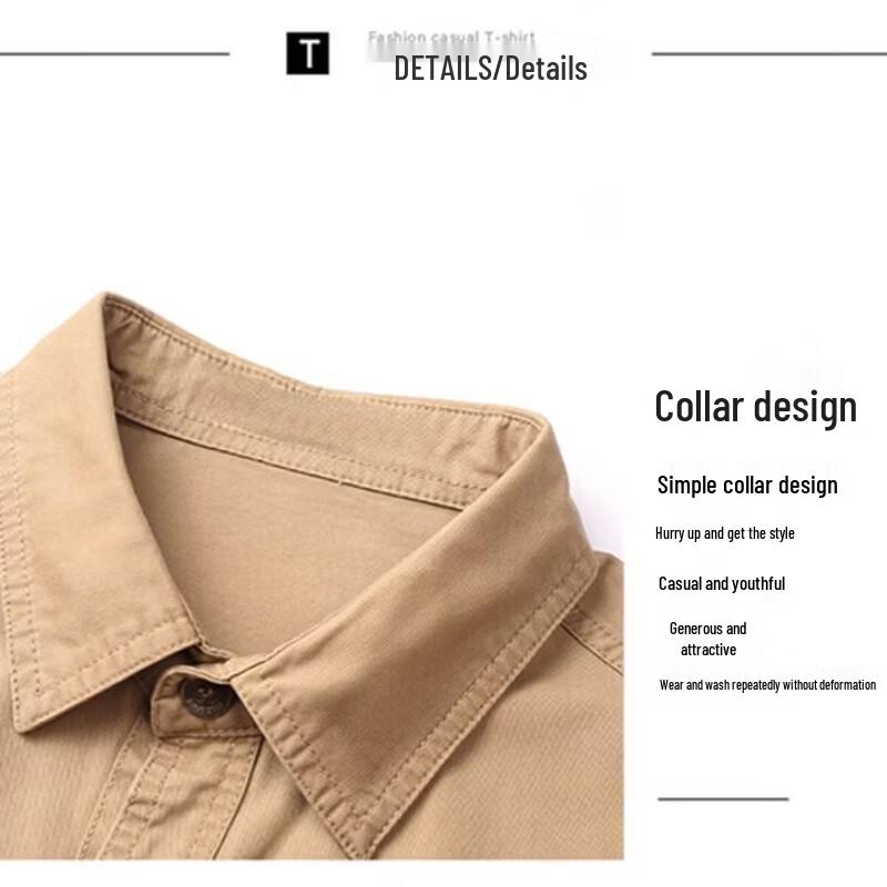 Men's Pure Cotton Casual Long Sleeve Shirt