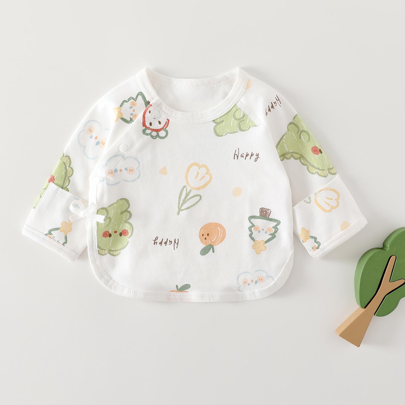 

Весняно-осінній комбінезон із чистої бавовни для новонароджених з довгими рукавами 59cm