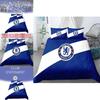Chelsea Football Fan Gift Duvet Cover Set With Soft Polyester For Double Bed Bedroom Decor