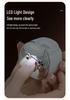 Rechargeable 2-in-1 Electric Nail Clipper & File for All Ages