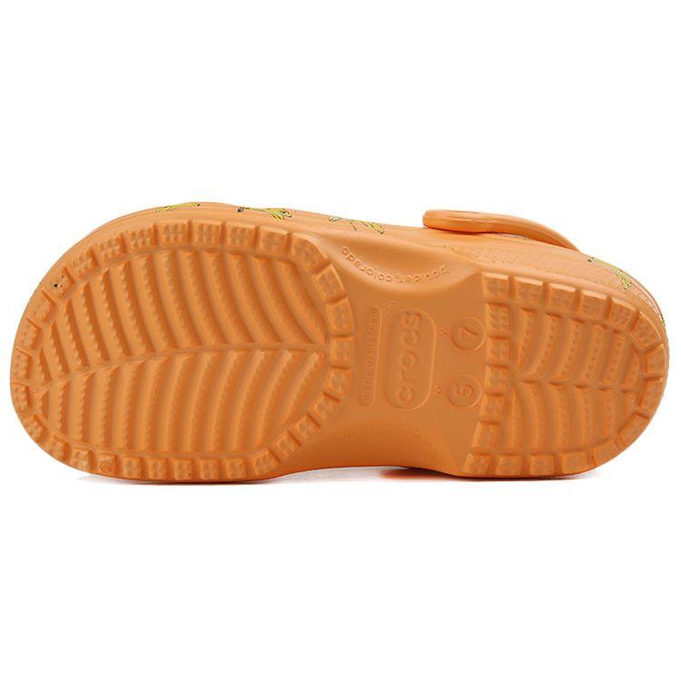 Crocs Zuecos Clásicos Eva Estampado Clásico Calzado Mujer Naranja 206375-801