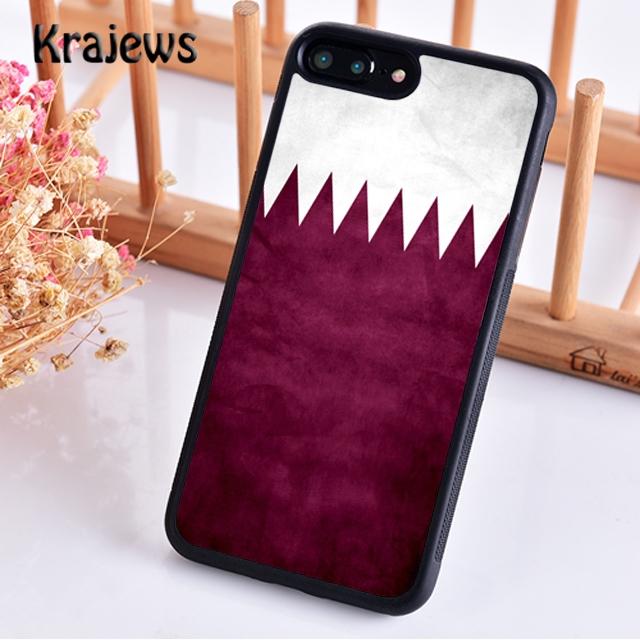 

Krajews Qatar Flag National Banner Soft Phone Case Cover For iPhone 17 Air 16 15 14 plus 11 12 13 pro max coque Fundas iPhone 13