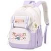 Line puppy cute college style schoolbag large capacity foreign trade campus junior high school students versatile children's backpack