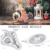 DIY Christmas Tree PhotoFrame Silicone Mould Crystal Epoxy ResinCraft Casting Handmade Home Decorative Art Christmas Resin Mould