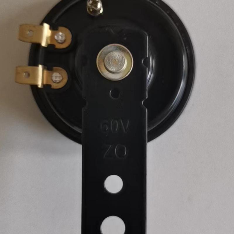 Universal Motorcycle Electric Horn Kit 12V 24V 36V 48V 60V Waterproof Round Loud Horn Speakers For Scooter Moped Dirt Bike Atv