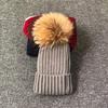 1pc Unisex Pom Pom Y2K Warm Breathable Fashionable Versatile Knit Hat with Added Fluff,Suitable for Outdoor Skiing Casual Wear