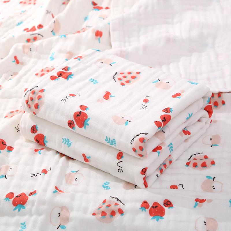 Class A Pure Cotton Gauze Newborn Swaddle and Bath Towel