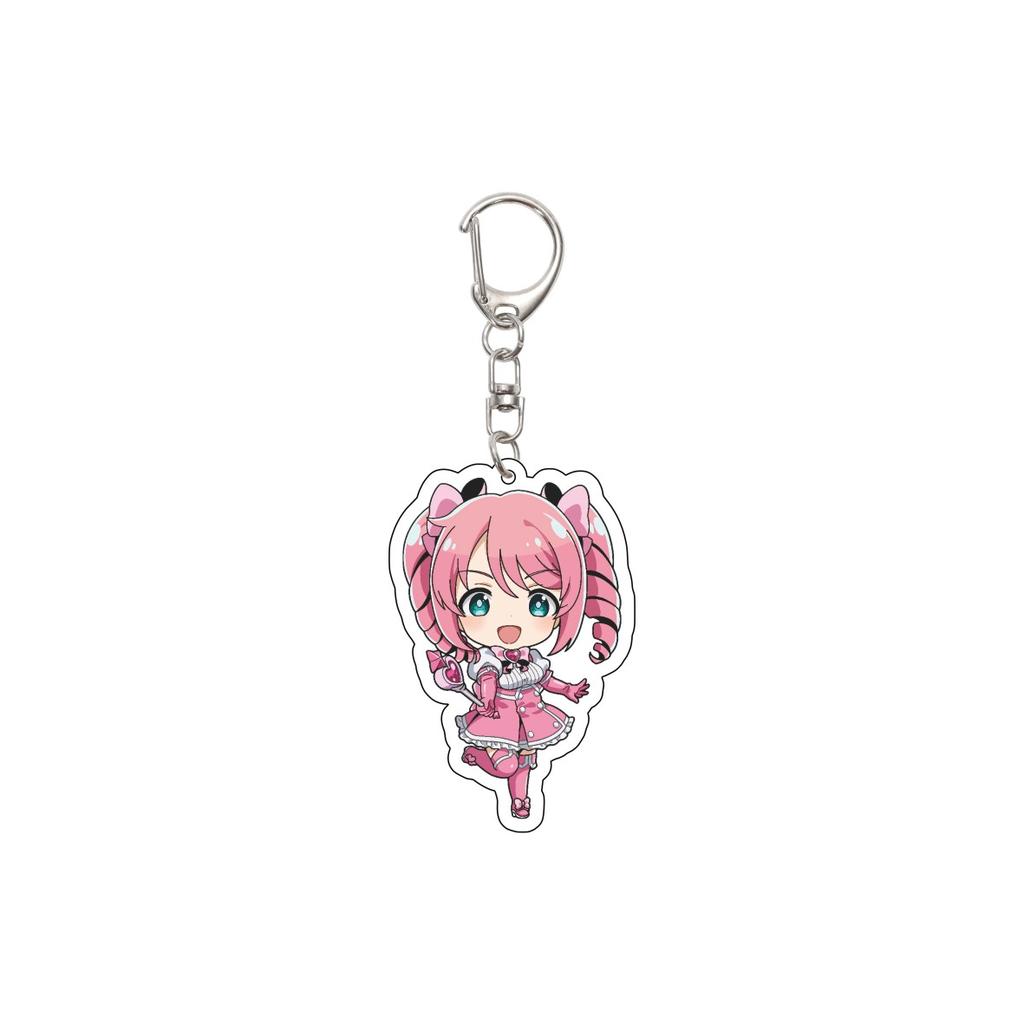 55MM Anime Gushing over Magical Girls Keychain Hiiragi Utena Key Chain Acrylic Model Plate Christmas Gifts