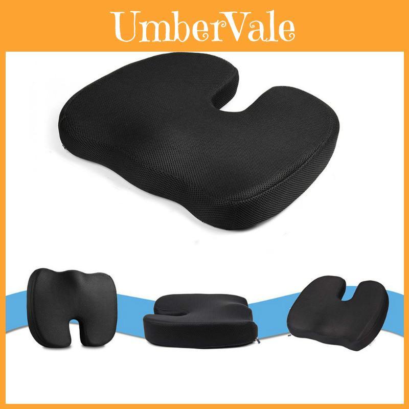 Breathable Memory Foam Office And Car Seat Cushion For Coccyx Pain And Back Comfort