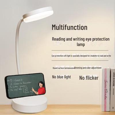 USB dobíjecí LED stolní lampa - skládací, čtecí lampa do studentské koleje s ochranou očí, malé noční světlo do ložnice a k posteli.