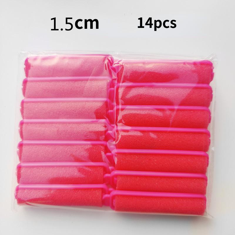6-14 Stück Weiche Schwamm Schaumstoff Kissen Haarwickler Lockenwickler Haar Pony Salon Friseur DIY Locken Friseursalon Set DIY Haarstyling Werkzeuge
