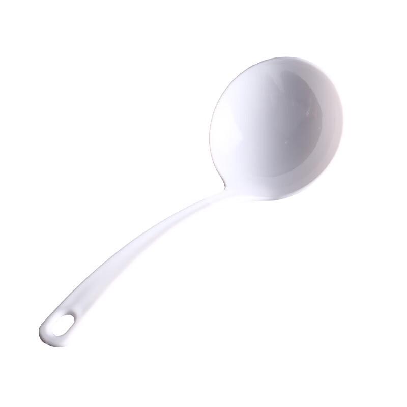 Disposable Hard Plastic Large Soup Spoons (50-Pack)