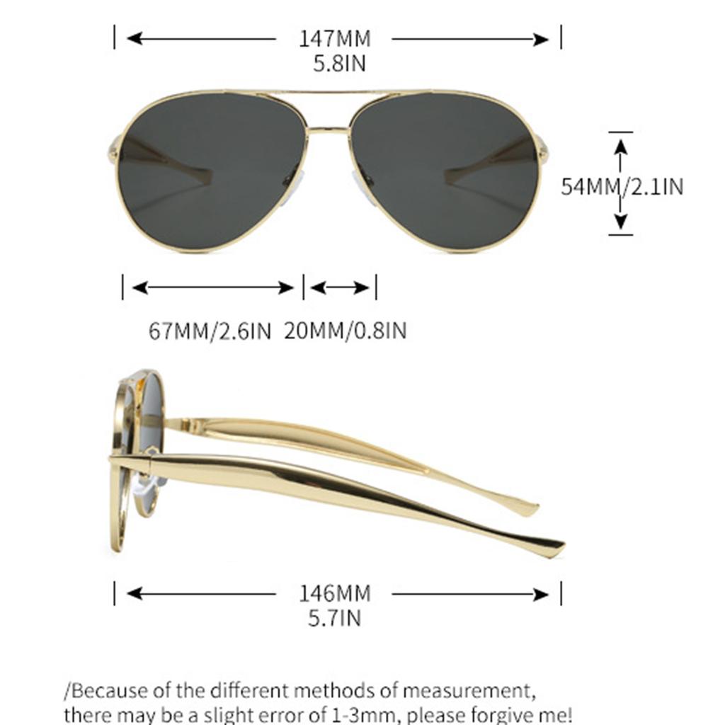 Fashionable Metal European and American Retro Trendy Toad Mirrors, Unparalleled, High End, Large Frame Sunglasses