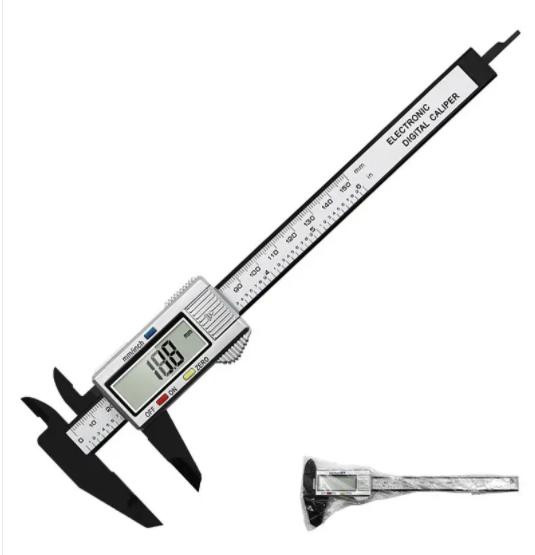 High Precision 0.02mm/0.001" Stainless Steel Vernier Caliper 0-6Inch/0-150mm Manual Caliper Durable Slide Caliper Measuring Tool