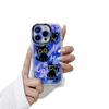 Ins Purple Cartoon Black Cat Stand for Apple 14 Mobile Phone Case 13ProMax New for IPhone1