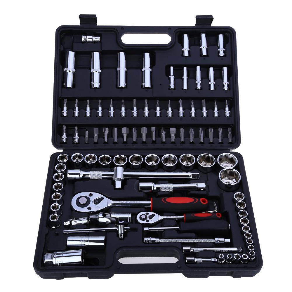 94-Piece Auto Repair Socket Wrench and Tool Set