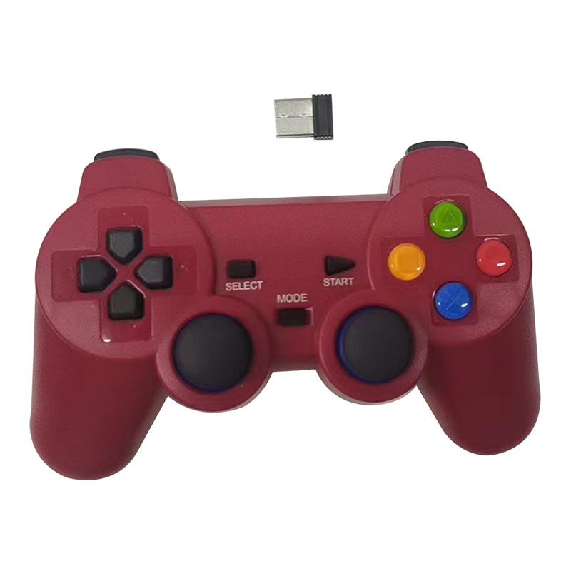 Wireless PS2 Game Controller with 2.4G Connection & Vibration Feedback