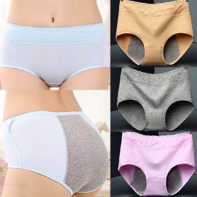 Menstruationsperioden-Höschen, auslaufsicher, nahtlose Slips, weibliche Baumwolle, warme physiologische Hosen für Frauen